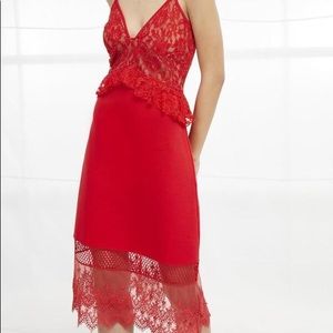 French Connection Delos lucky layer strappy dress